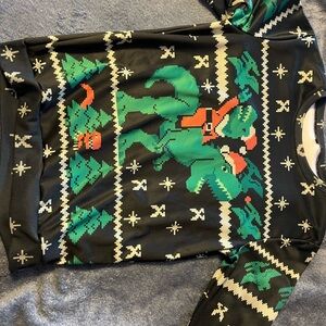 Excision Dinosaur Christmas Sweater